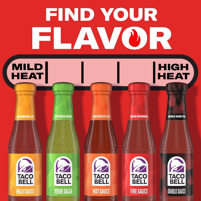 slide 5 of 8, Taco Bell Fire Sauce 7.5oz, 7.5 oz