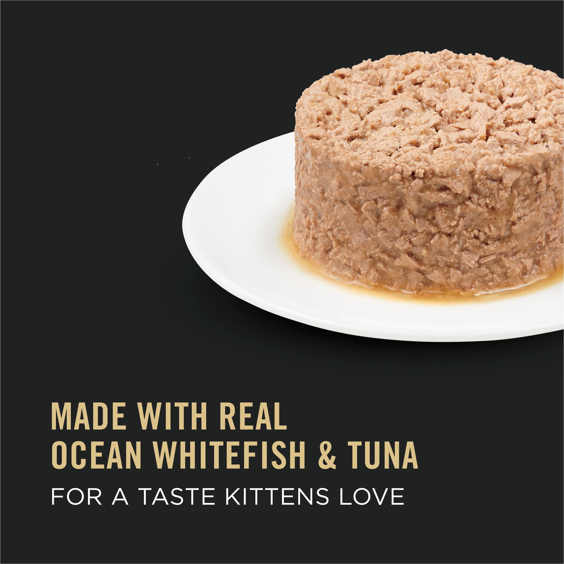 slide 3 of 8, Pro Plan Purina Pro Plan Wet Kitten Food, Flaked Ocean Whitefish and Tuna Entree, 3 oz