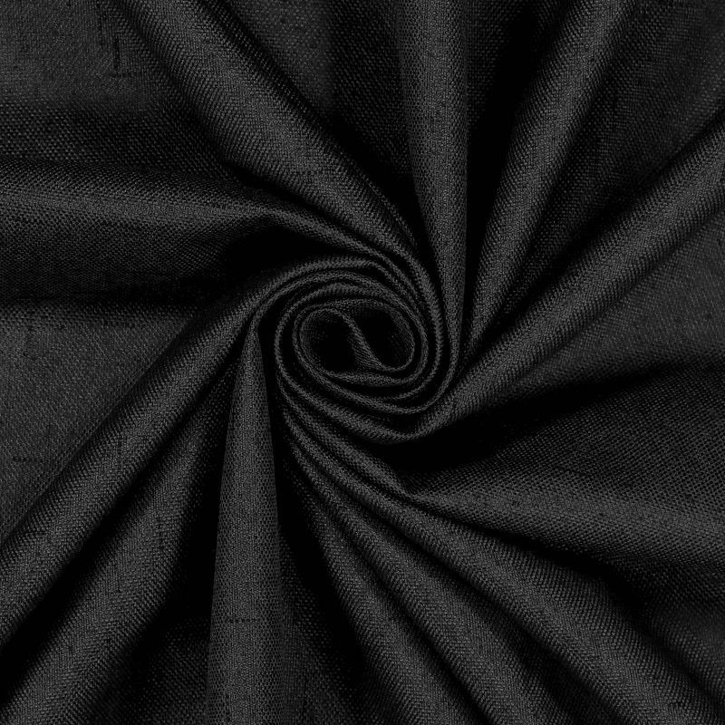 slide 3 of 11, 42"x84" Eclipse Blackout Windsor Window Curtain Panel Black: Thermal Insulated, Grommet Top, OEKO-TEX Certified, 1 ct