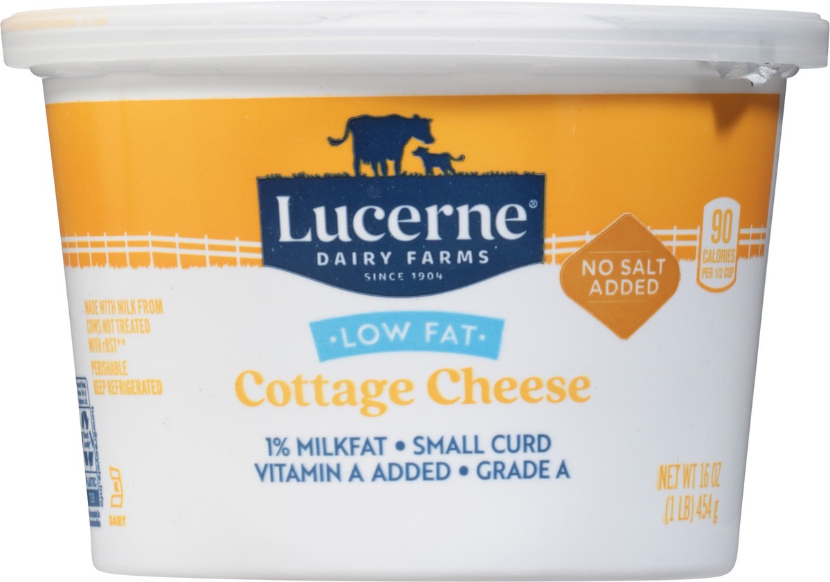 slide 7 of 9, Lucerne Dairy Farms Small Curd Low Fat 1% Cottage Cheese, 16 oz