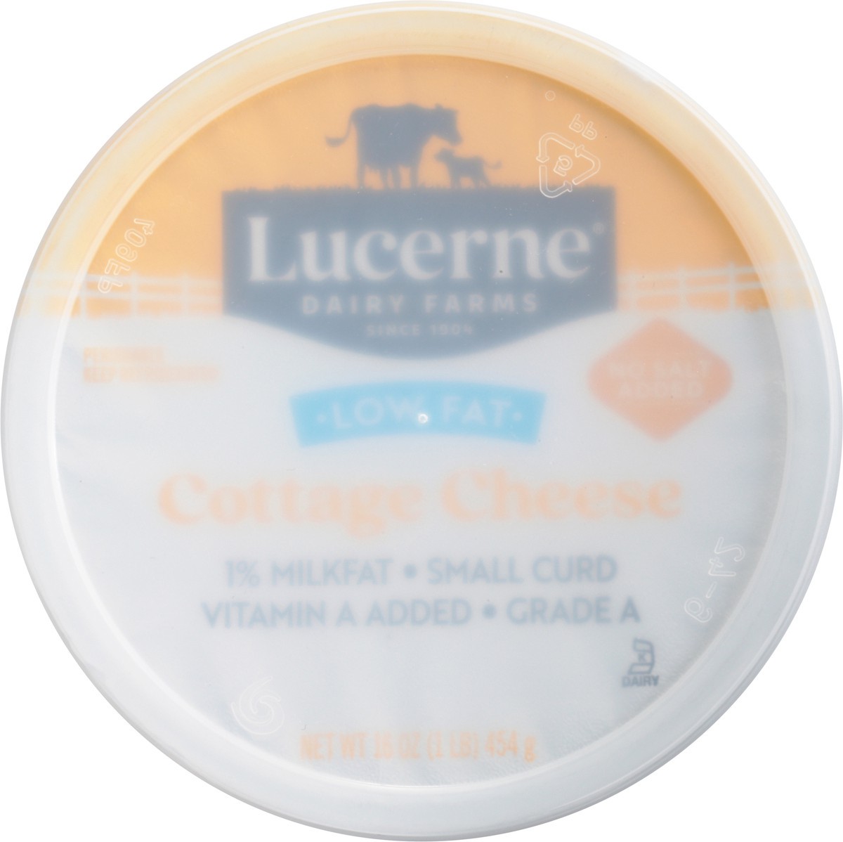 slide 5 of 9, Lucerne Dairy Farms Small Curd Low Fat 1% Cottage Cheese, 16 oz