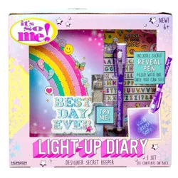 Light Up Diary - It's So Me: Multicolor Hard Cover Journal for Kids, 120 Pages, 7.25 x 9.75 Inches, Lined Paper