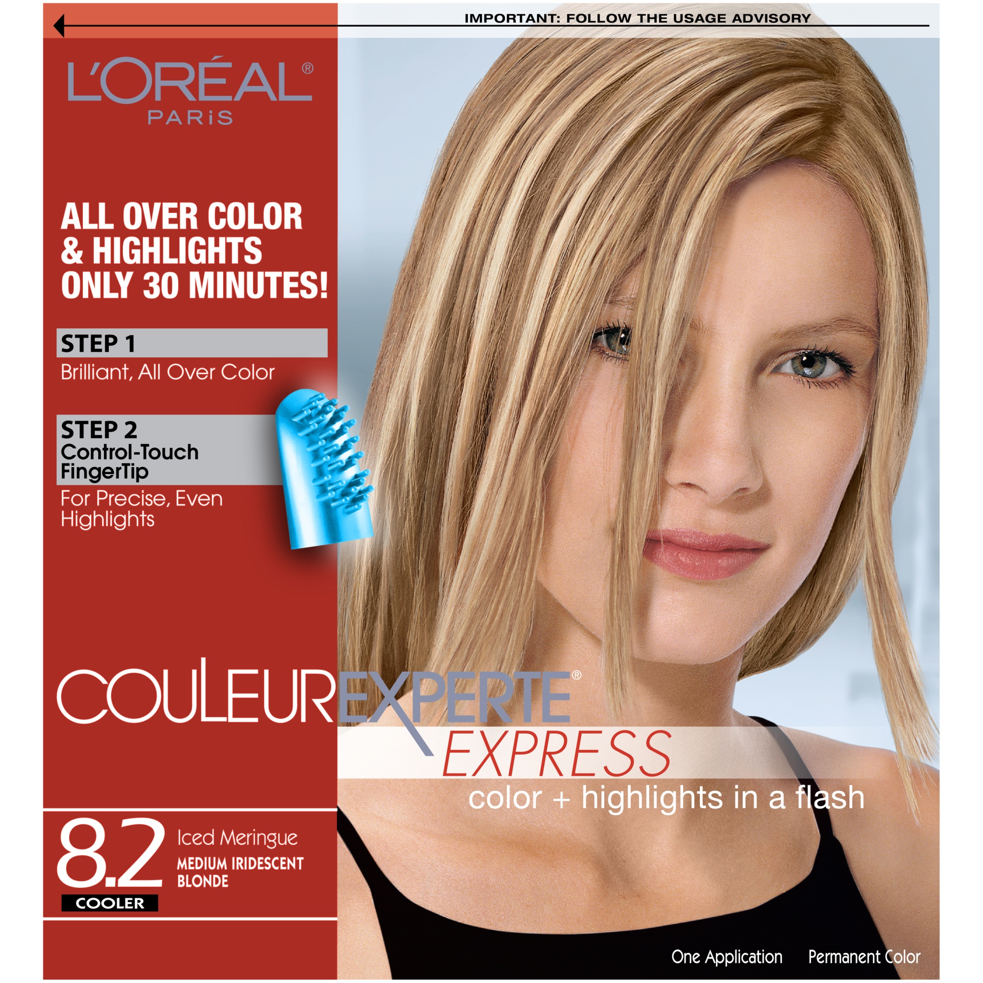 slide 3 of 8, L'Oréal L'Oreal Paris Couleur Experte All Over Hair Color and Highlights - 8.2 Iced Meringue, 1 ct