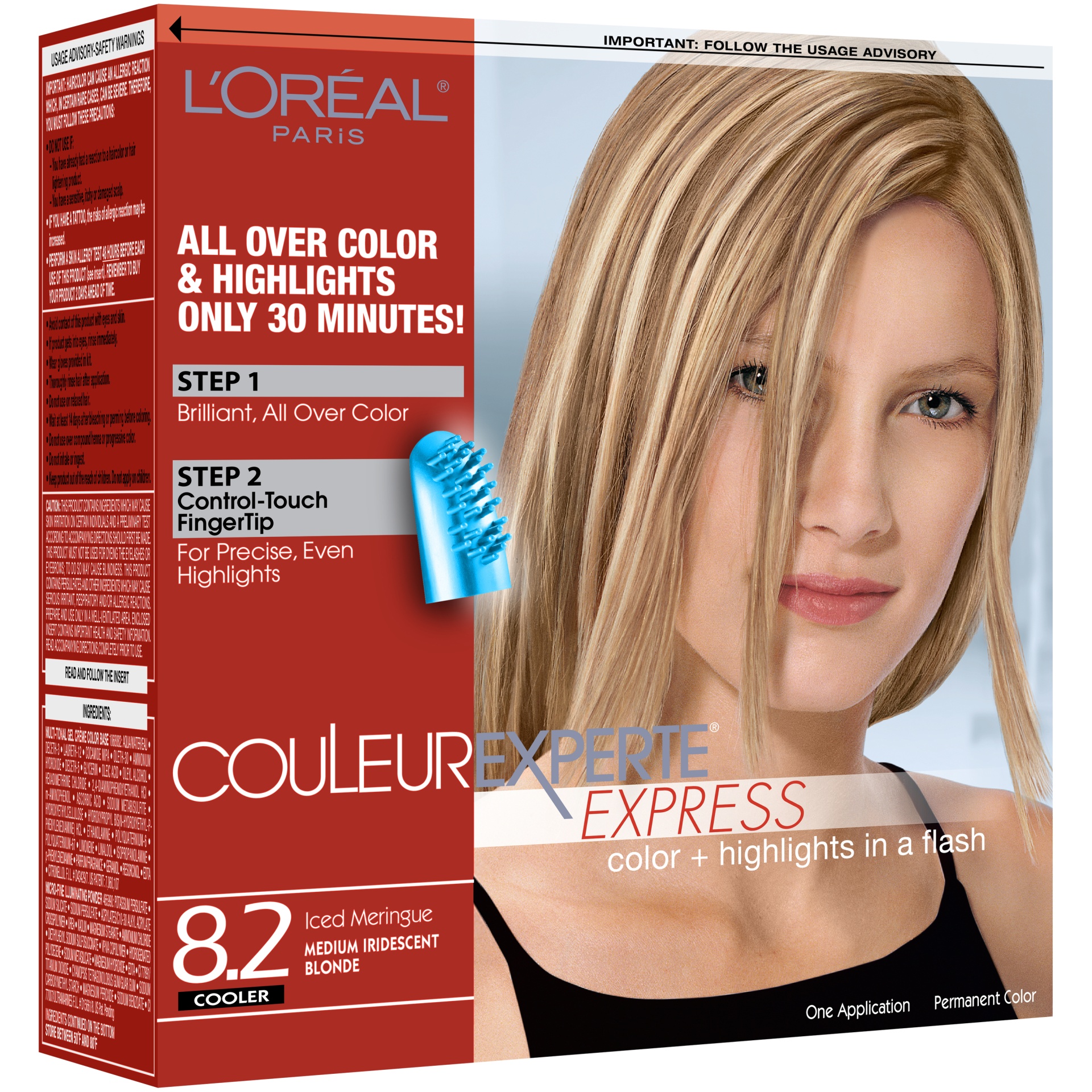 slide 4 of 8, L'Oréal L'Oreal Paris Couleur Experte All Over Hair Color and Highlights - 8.2 Iced Meringue, 1 ct