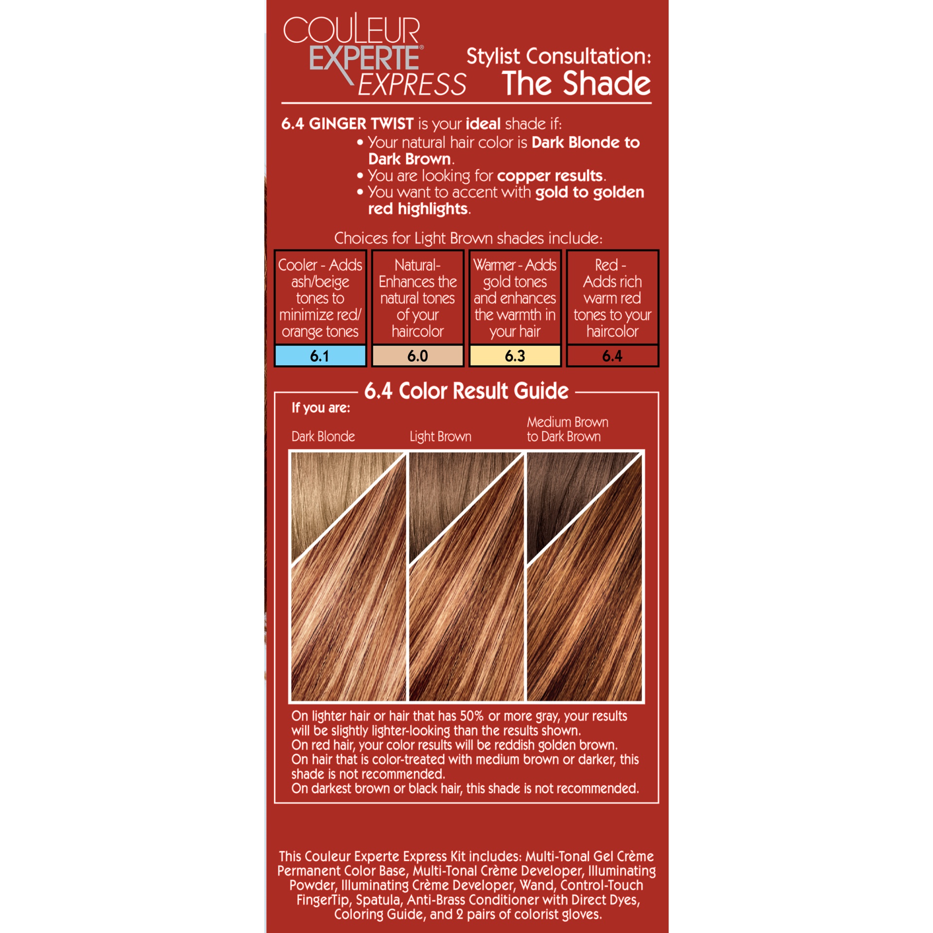 slide 8 of 8, L'Oreal Paris Couleur Experte Hair Color + Hair Highlights, Light Golden Copper - Brown Ginger Twist,, 1 ct