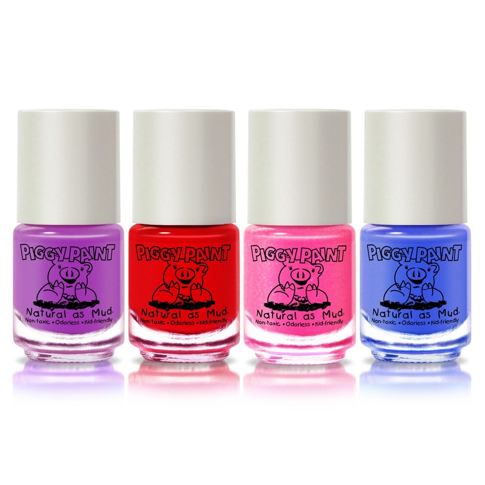 slide 3 of 4, Piggy Paint Scented Polish Set, 4 ct