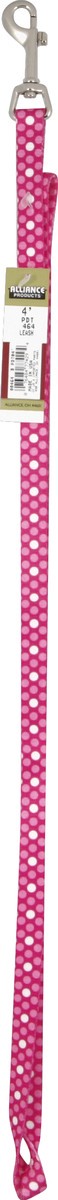 slide 2 of 2, Coastal Styles Dog Leash, Pink Dots, Small - 5/8" x 4', 1 ct