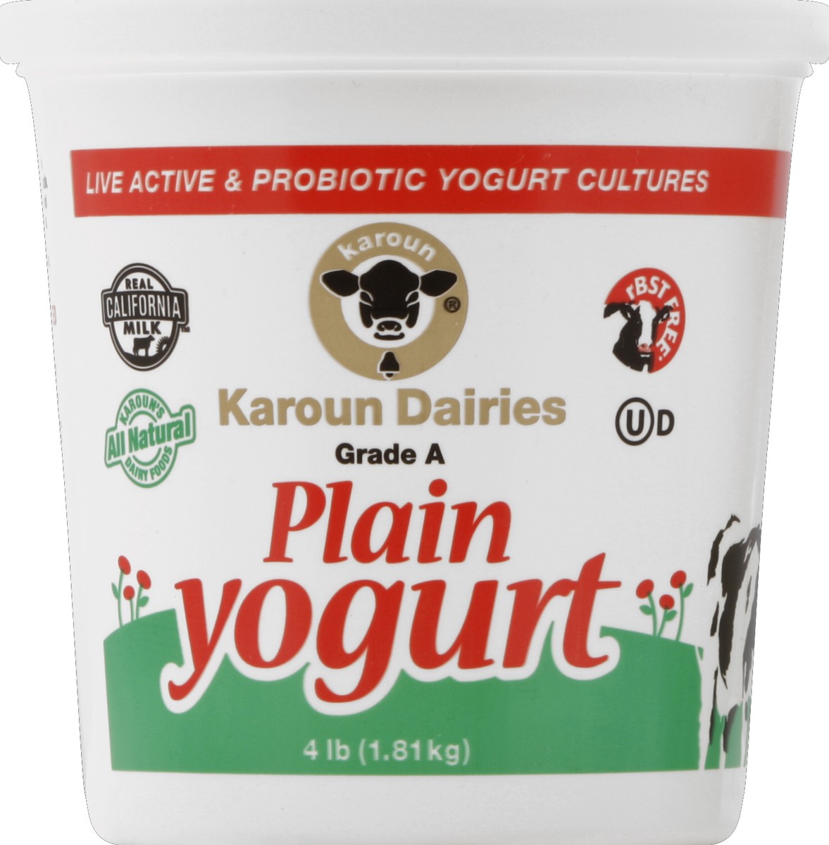 slide 1 of 3, Karoun Yogurt 4 lb, 4 lb