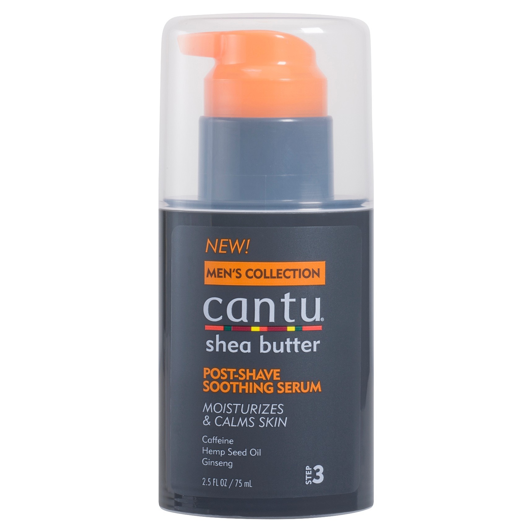 slide 1 of 3, Cantu Men's Shea Butter Post Shave Soothing Serum, 2.5 oz