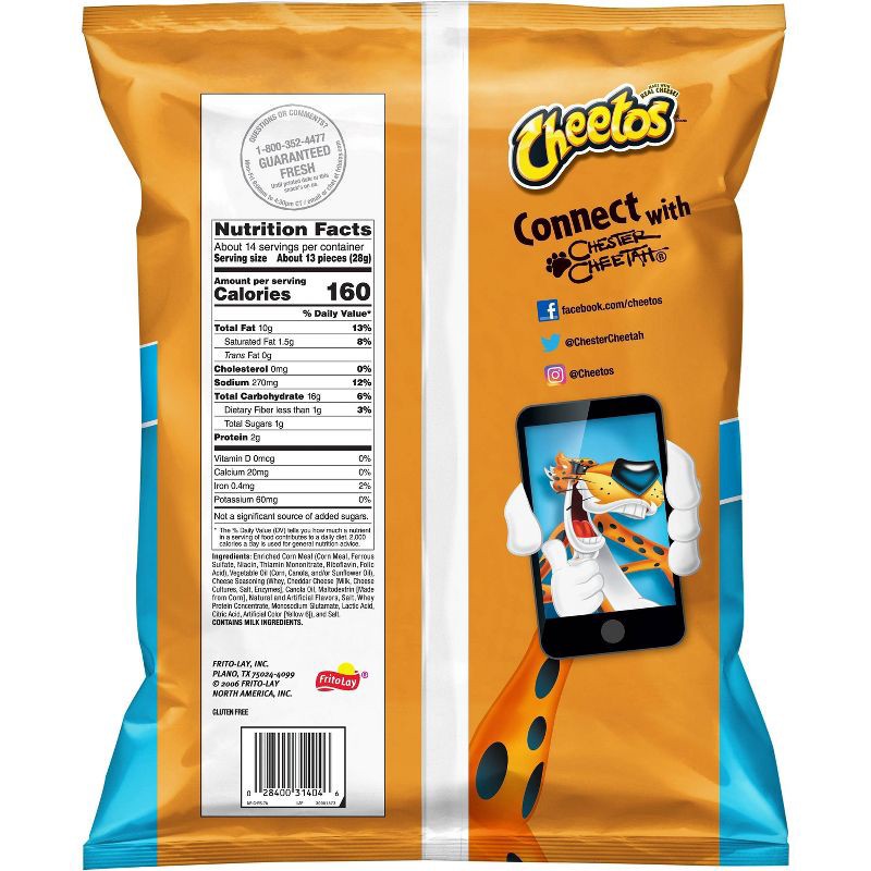 slide 2 of 3, Cheetos Puffs Cheese Flavored Snacks - 13.50oz, 13.5 oz