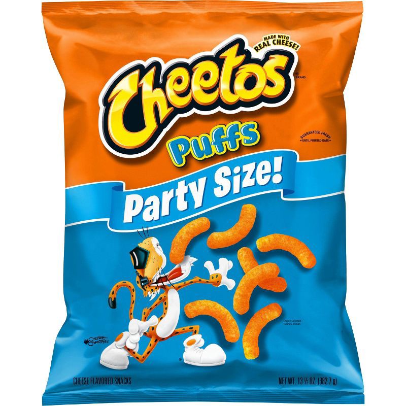 slide 1 of 5, Cheetos Puffs Cheese Flavored Party Size Snacks - 13.50oz, 13.5 oz