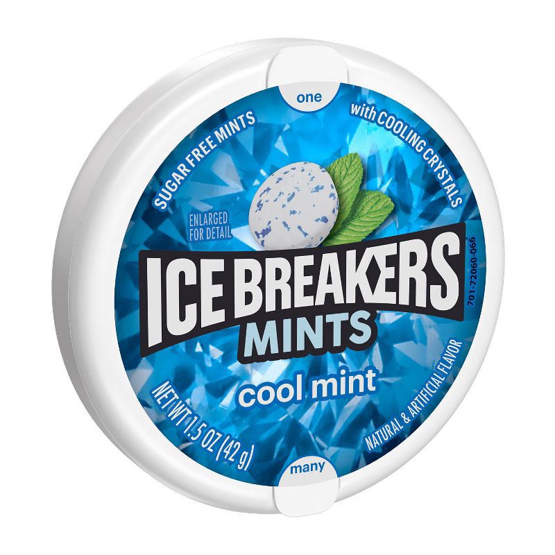 slide 2 of 7, Ice Breakers Sugar Free Cool Mint Candies - 1.5oz, 1.5 oz