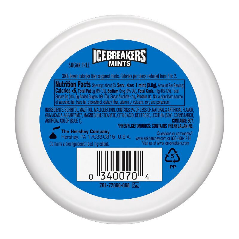 slide 4 of 7, Ice Breakers Sugar Free Cool Mint Candies - 1.5oz, 1.5 oz