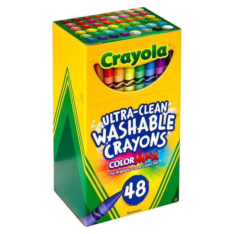 slide 3 of 4, Crayola 48ct UltraClean Crayons Washable, 48 ct