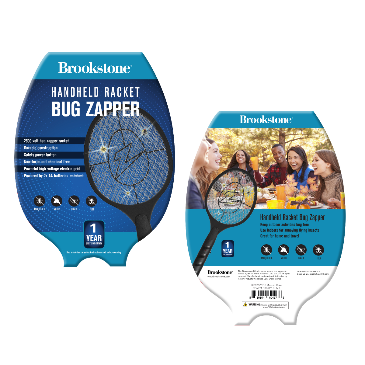 slide 2 of 2, BROOKSTONE Handheld Bug Zapper, 1 ct