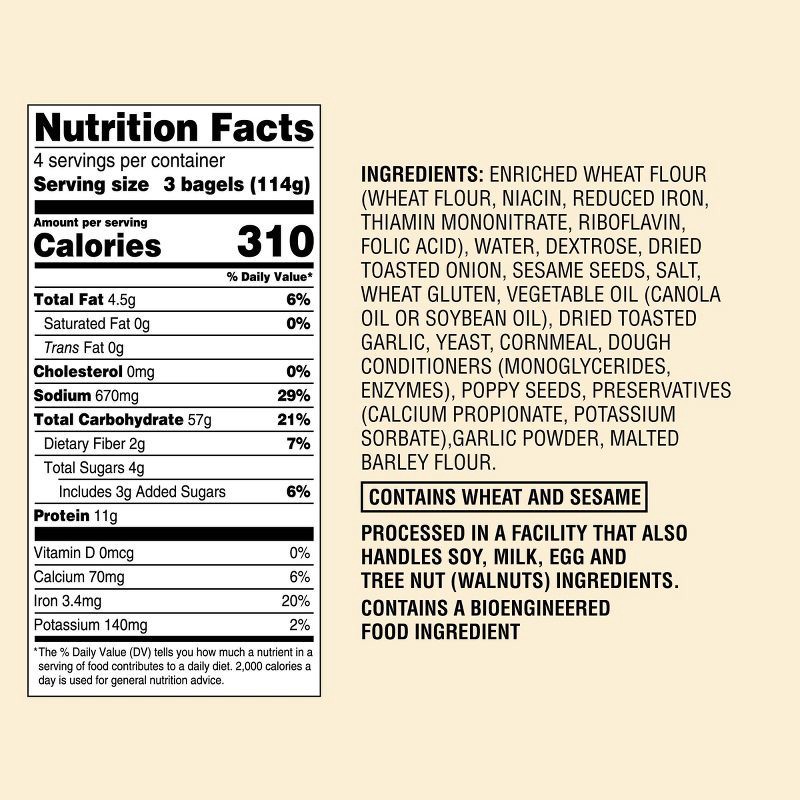 slide 4 of 4, Mini Everything Bagels - 16oz/12ct - Favorite Day™, 12 ct; 16 oz