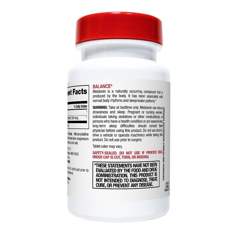 slide 3 of 3, Melatonin 5mg Supplement Tablets - 90ct - up & up™, 90 ct; 5 mg