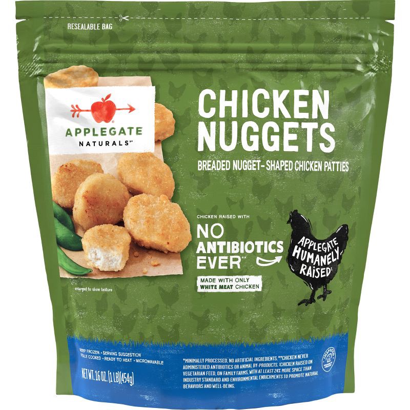 slide 1 of 6, Applegate Farms Applegate Naturals Family Size Chicken Nuggets - Frozen - 16oz, 16 oz