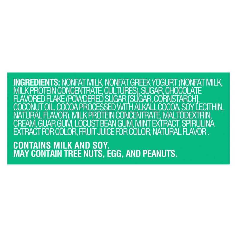 slide 6 of 7, Yasso Frozen Greek Yogurt - Mint Chocolate Chip Bars - 4pk/14 fl oz, 4 ct, 14 fl oz