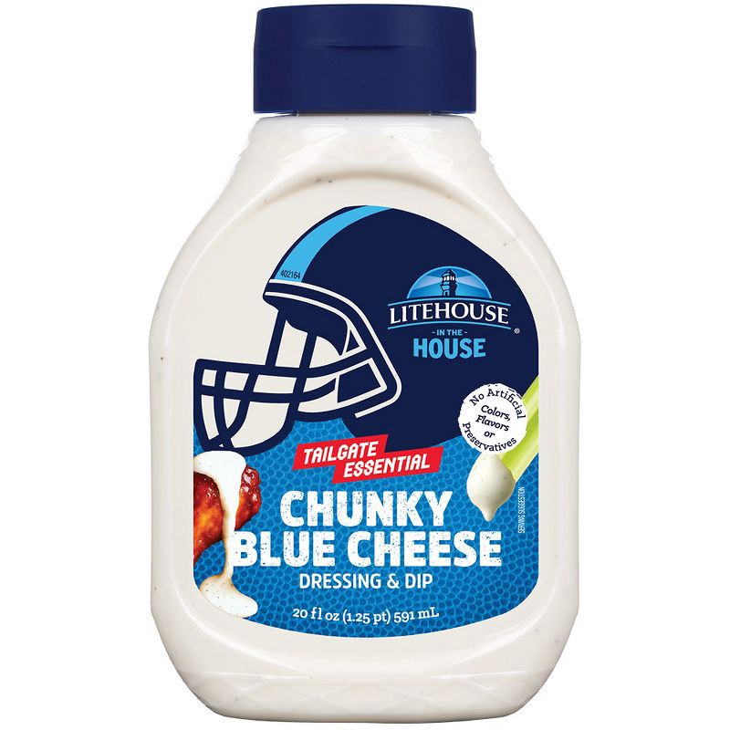 slide 1 of 8, Litehouse Squeeze Blue Cheese Dressing - 20 fl oz, 20 fl oz