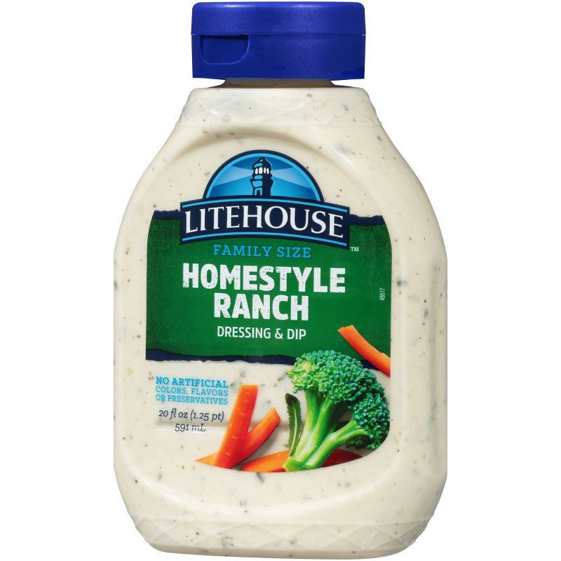 slide 4 of 4, Litehouse Homestyle Ranch Dressing - 20 fl oz, 20 fl oz