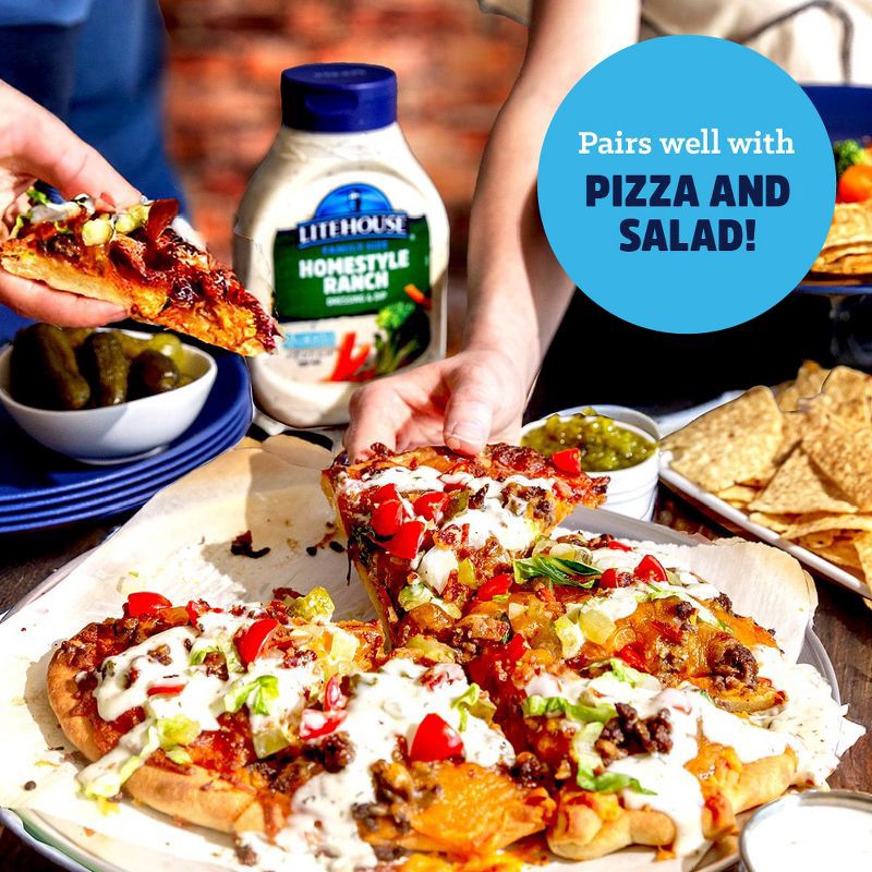 slide 7 of 8, Litehouse Homestyle Ranch Dressing - 20 fl oz, 20 fl oz