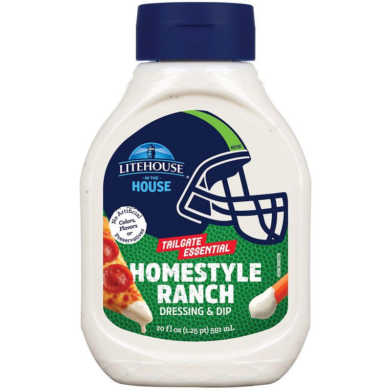 slide 1 of 8, Litehouse Homestyle Ranch Dressing - 20 fl oz, 20 fl oz