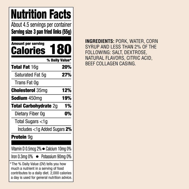 slide 4 of 4, Original Breakfast Sausage Links - 12oz - Good & Gather™, 12 oz