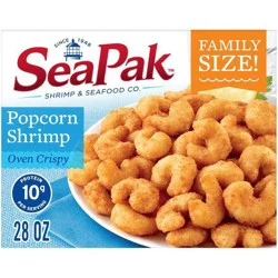 Sea Pak SeaPak Frozen Popcorn Shrimp with Oven Crispy Breading - 28oz