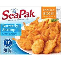 Sea Pak SeaPak Butterfly Shrimp with Crispy Breading - Frozen - 20oz