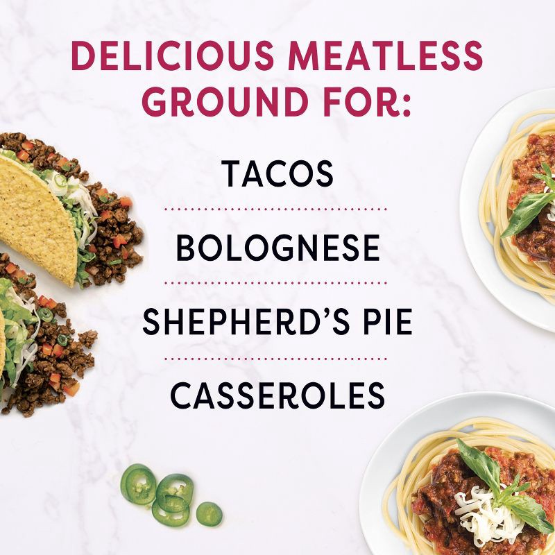slide 4 of 7, Gardein Plant-Based Frozen Ground Be'f - 13.7oz, 13.7 oz