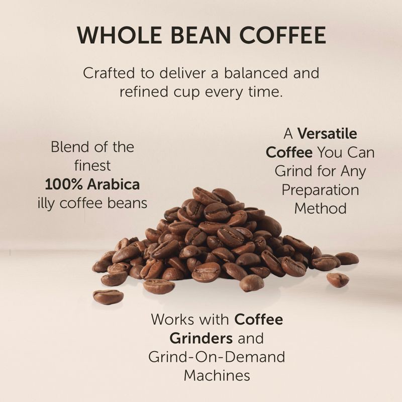 slide 6 of 10, Illy Classico Medium Roast Whole Bean Coffee - 8.8oz, 8.8 oz