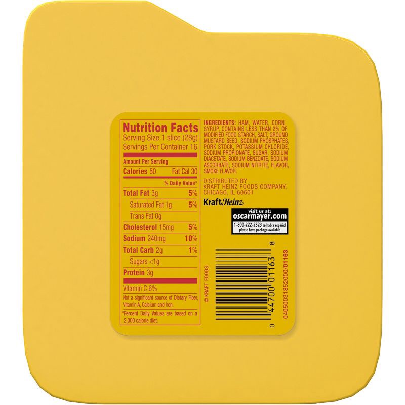 slide 8 of 9, Oscar Mayer Chopped Ham - 16oz, 16 oz