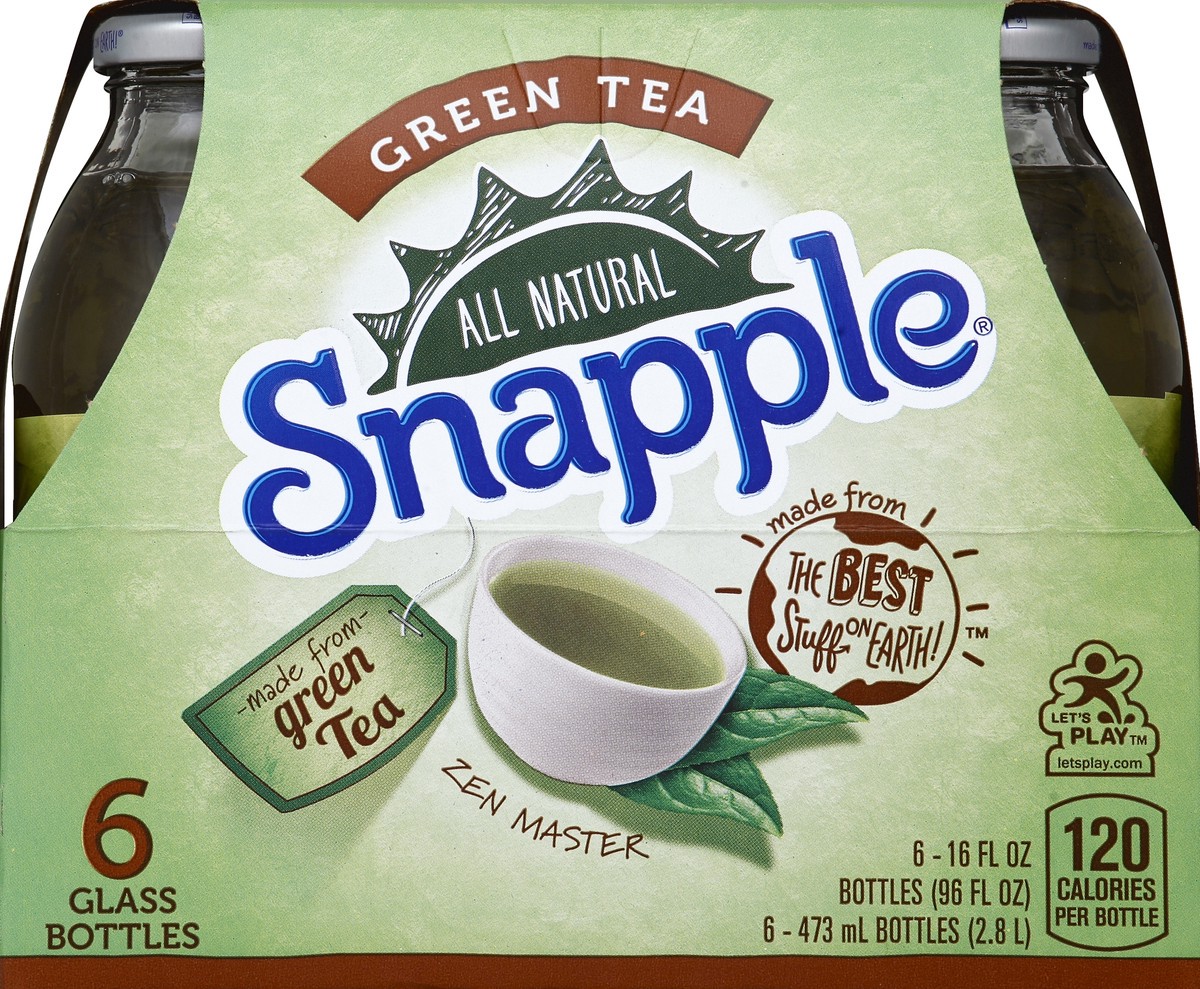 slide 6 of 6, Snapple Green Tea 6 ea, 6 ct