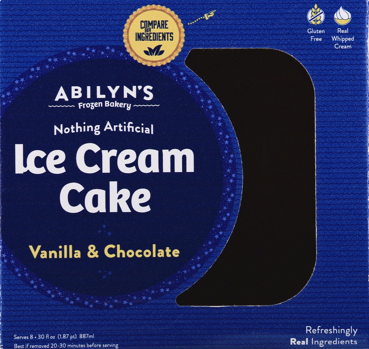 slide 3 of 6, Abilyns Frozen Bakery Llc Abilyns Frozen Bakery 6" Vanilla Chocolate Ice Cream Cake, 30 oz