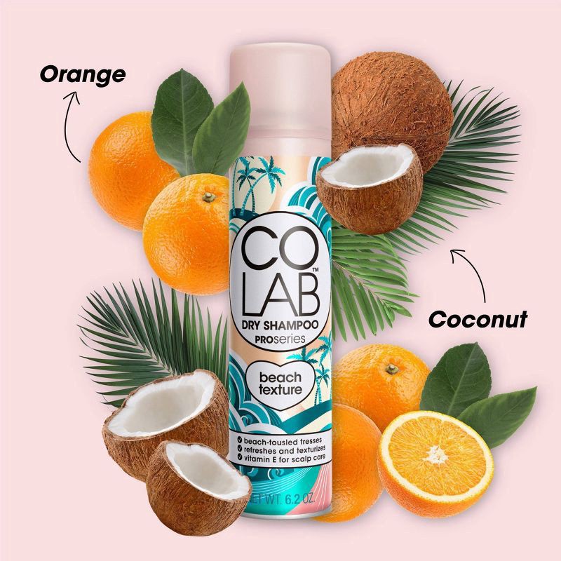 slide 6 of 6, COLAB Dry Shampoo Beach Texturizing Hair Spray - 6.2oz, 6.2 oz