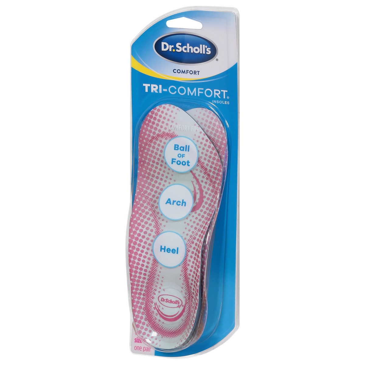 slide 11 of 12, Dr. Scholl's Tri-Comfort Womens Size 6-10 Women's Comfort Insoles Size 6-10 1 ea, 1 ct