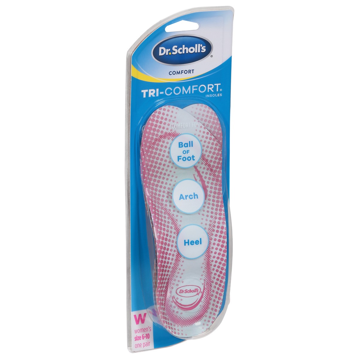 slide 7 of 12, Dr. Scholl's Tri-Comfort Womens Size 6-10 Women's Comfort Insoles Size 6-10 1 ea, 1 ct