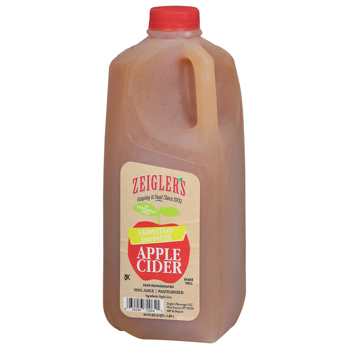 slide 14 of 14, Zeigler's Apple Cider - 1/2 gal, 1/2 gal