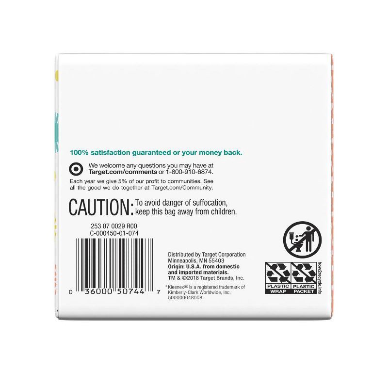 slide 2 of 5, Facial Tissue Pocket Packs - 8pk/10ct - up & up™, 8 ct, 10 ct