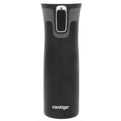 Contigo West Loop 20oz Stainless Steel Travel Mug Black: Autoseal, Vacuum-Insulated, Spillproof Coffee Cup