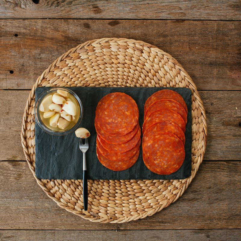 slide 3 of 6, Applegate Farms Applegate Natural Uncured Pork & Beef Pepperoni - 5oz, 5 oz