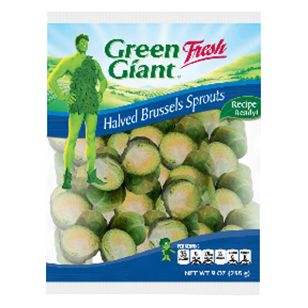 slide 1 of 1, Green Giant Fresh Halved Brussels Sprouts, 9 oz