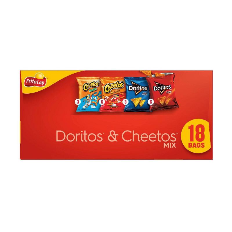 slide 5 of 6, Frito-Lay Variety Pack Doritos & Cheetos Mix - 18ct, 18 ct
