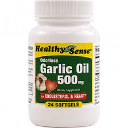 slide 1 of 1, Healthy Sense Garlic Oil 500 Mg, 30 ct