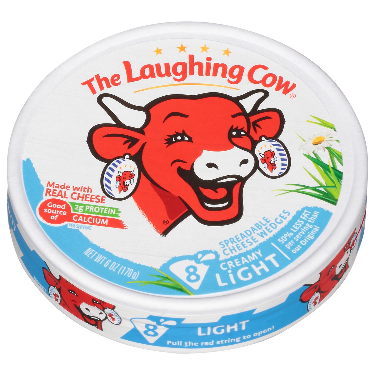 slide 1 of 9, LAUGHING COW Cheese Wedges, 8 ct
