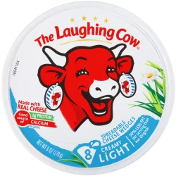 The Laughing Cow Spreadable Light Swiss Cheese Wedges