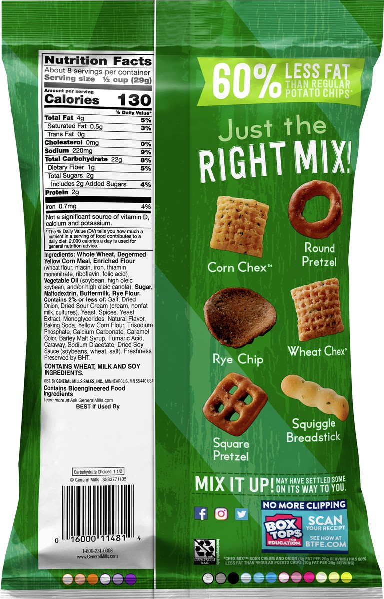 slide 14 of 14, Chex Mix Snack Mix Sour Cream and Onion, 8.75 oz