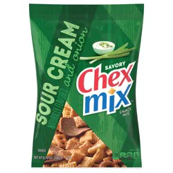 Chex Mix Snack Party Mix, Sour Cream and Onion, Pub Mix Snack Bag, 8.75 oz