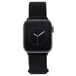 WITHit Apple Watch 38/40/41MM Black Elastic Woven Band w/ slider